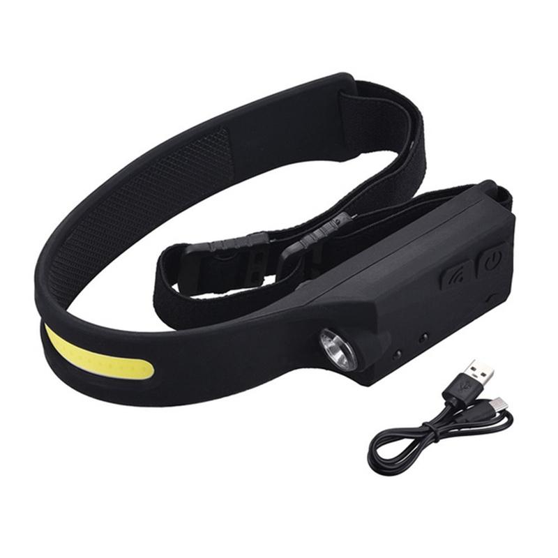 Details about / 3 Modes Head Light LED Headlamp Rechargeable COB headlight flashligh Tourch Lamp