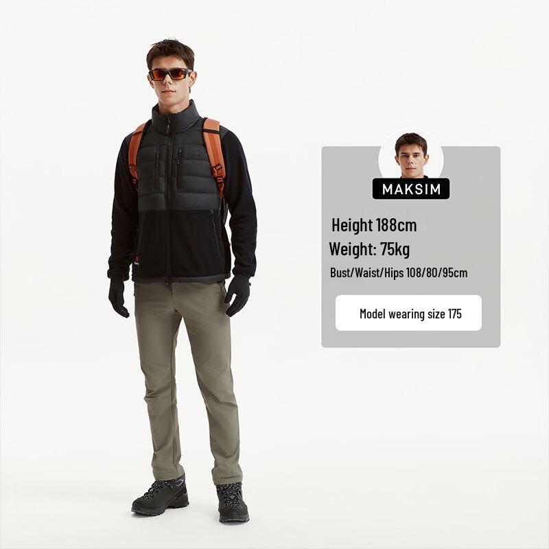Tanboer Outdoor Down-Padded Fleece Jacket