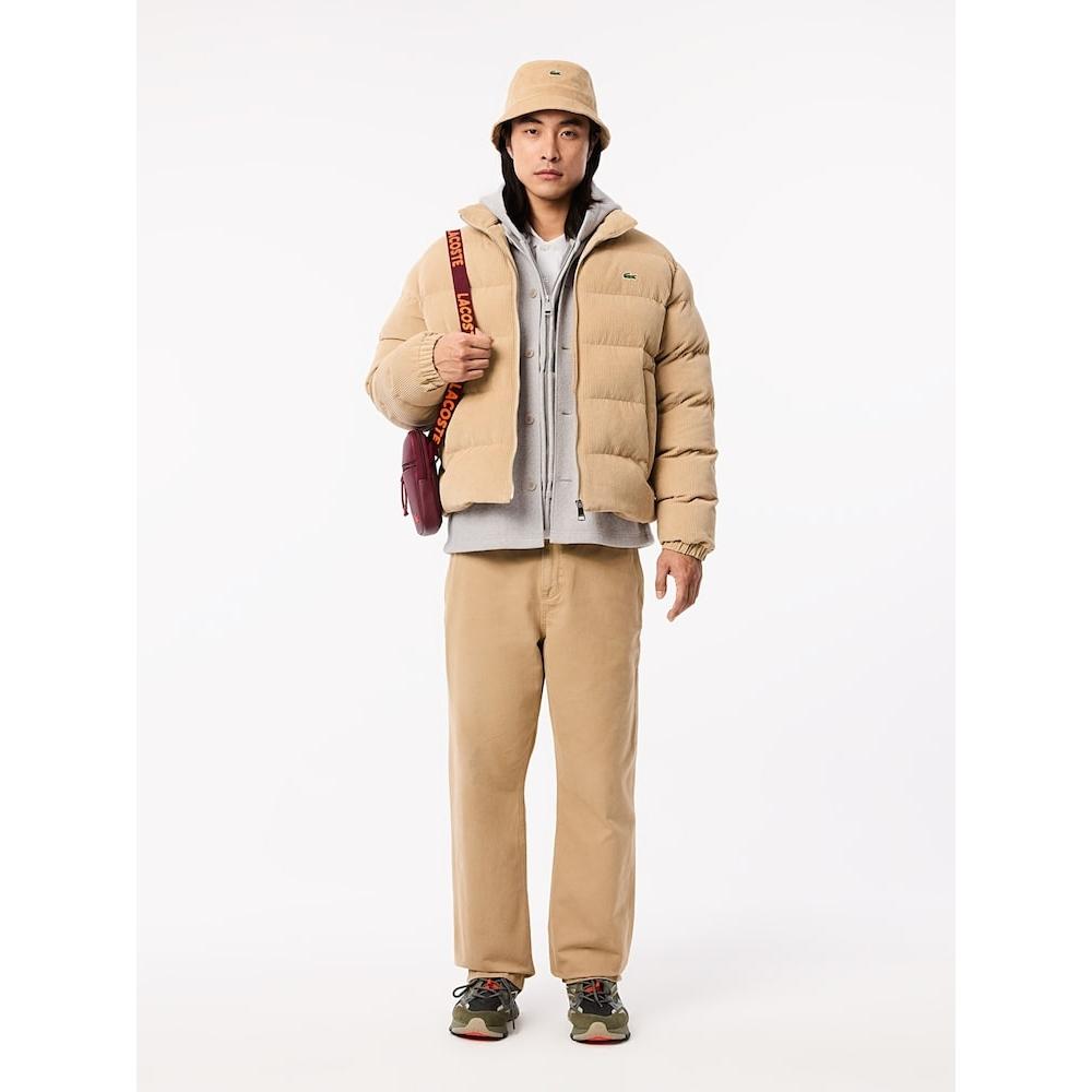 ■LACOSTE■ Public Flannel Hooded Zip-Up Beige SH4106-54N02S Cheap Lacoste Universal Flannel Hoodie Zip Up Sh4106 54n Cca