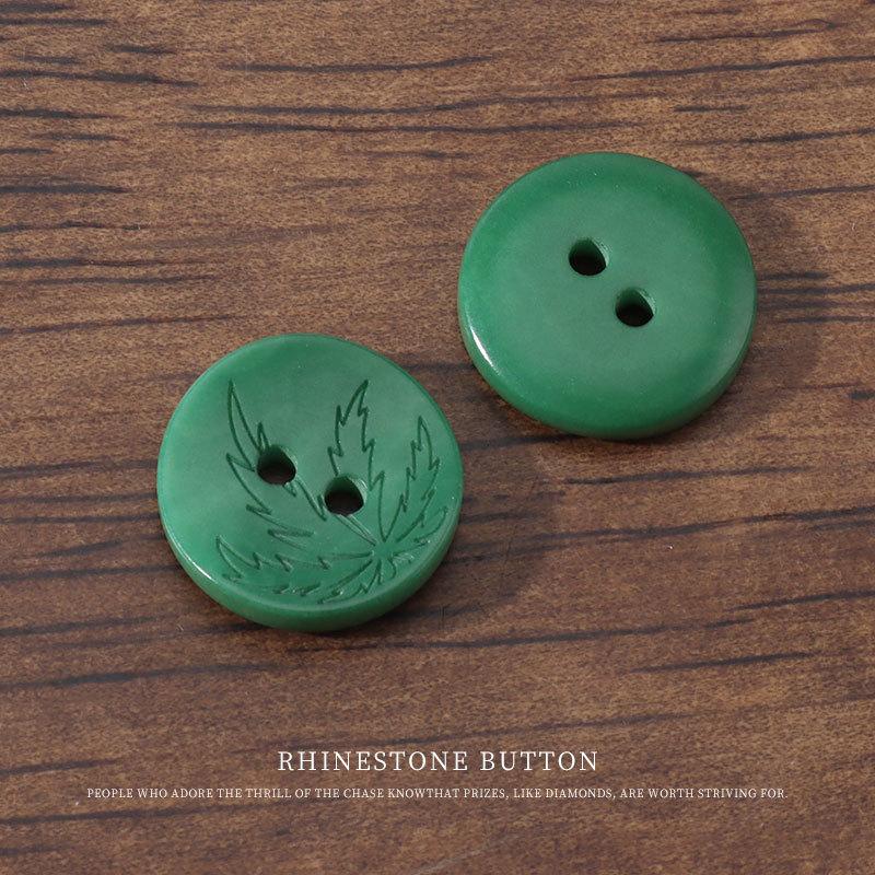 

5 шт. Ретро Бежевые Фруктовые Пуговицы Хлопковый и Льняной Свитер Кардиган Ципао Ханфу Пуговицы для Старой Рубашки 12mm green