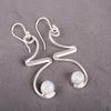 Rainbow Moonstone Jewelry, 925 Solid Sterling Silver Earrings Jewelry, Handmade Earrings Gemstone Jewelry For Women