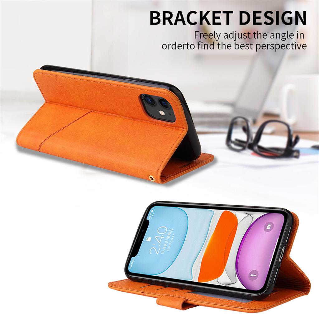 Luxusní kožené flipové pouzdro na telefon Samsung Galaxy S8 S9 Plus S10e S20 S21 Fe S22 Note 8 9 10 Lite 20 Ultra Wallet Bracket Cover