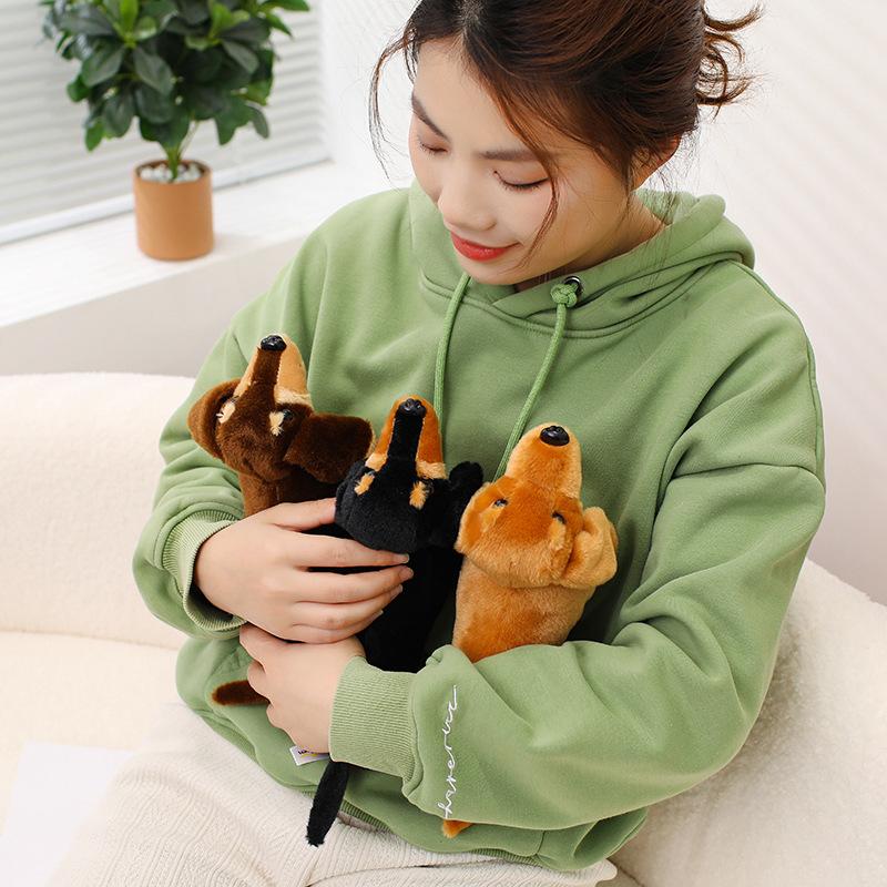 Blacktan Coffee Dachshund Dog Plush Stuffed Animal Douglas Spats Simulate Verisimilitude Birthday Gift For Children