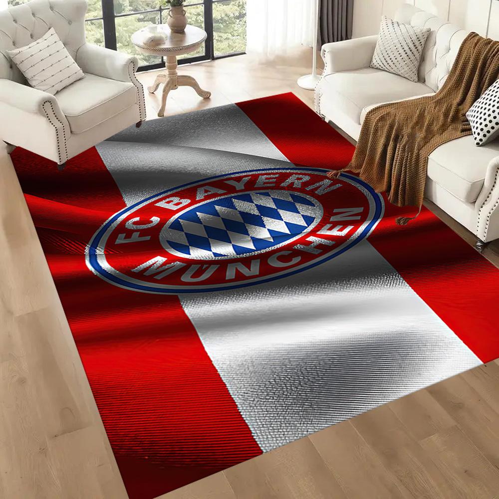 Bayern Munich Floor Rug Office Rug Design for Bedrooms Foyer Outdoor Entryway Anti-slip Rug Anime Office Decor Perfect Birthday/Christmas Gift Idea