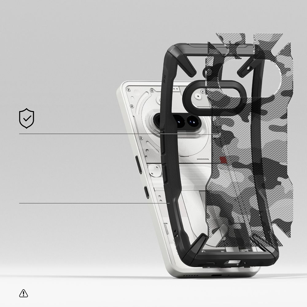 Ringke Fusion X Nothing Phone 3A Camo Black