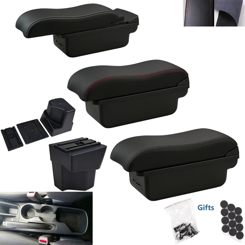 For KIA Rio 3 armrest box KIA K2 X-line Rio 3 2011 2012 2013 2014 2015 2016 car armrest accessories interior Storage box