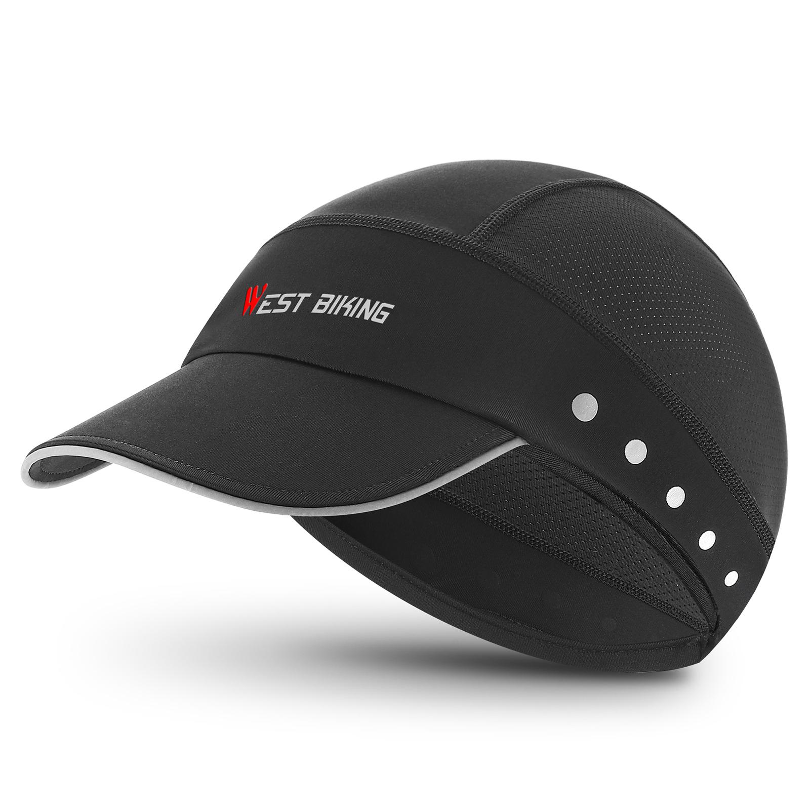 

Быстросохнущая велосипедная кепка, летняя дышащая, солнцезащитная спортивная кепка, кепка для езды на мотоцикле и велосипеде, высокая чёрный