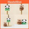 Charming Bamboo Panda Plushie Keychain Trendy Backpack Ornament For Animal Lovers