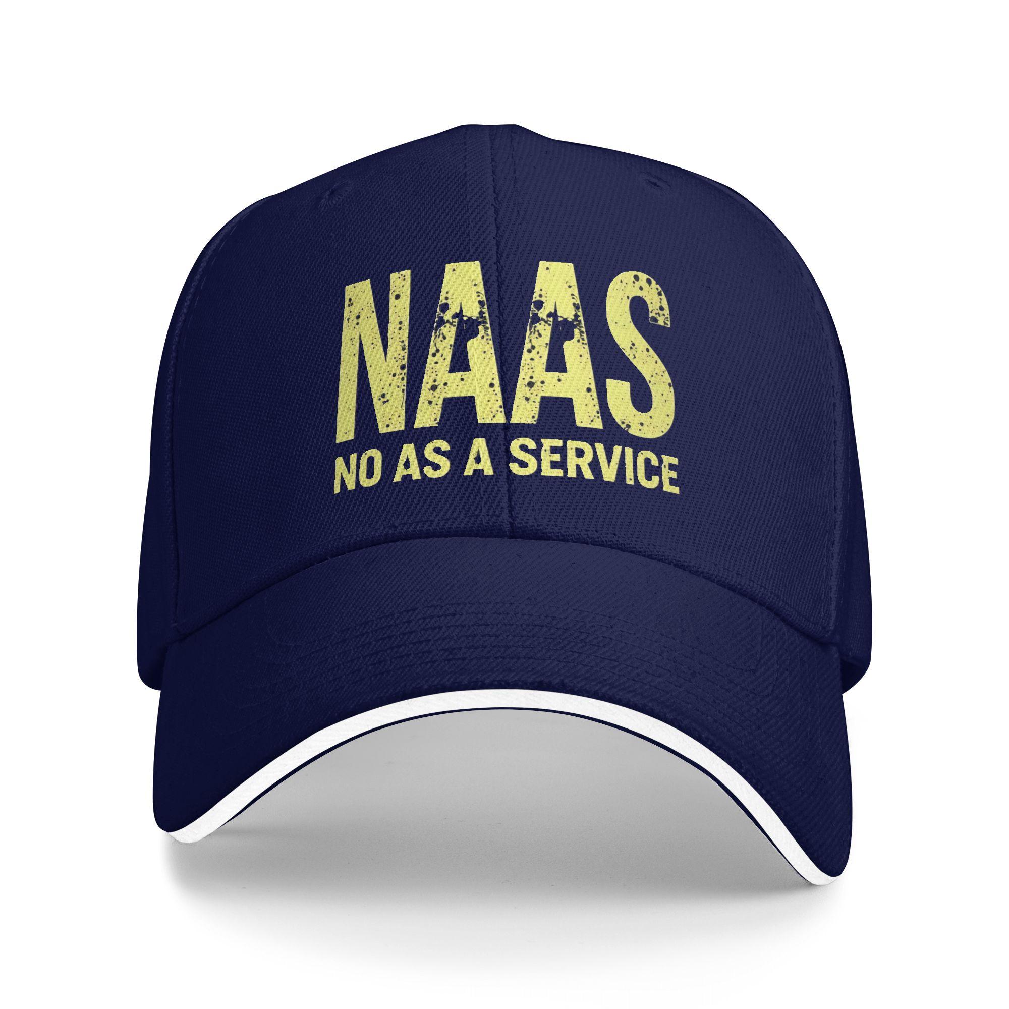 

Summer Naas No As A Service Baseball Cap Hunting Camping Streetwear Custom Trucker Hat Couple Women Wholesale Baseball Caps One Size темно-синього кольору