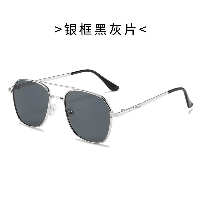 Okulary przeciwsłoneczne Handel Zagraniczny Te Same Spersonalizowane Modne Okulary Męskie Metalowe Okulary Przeciwsłoneczne