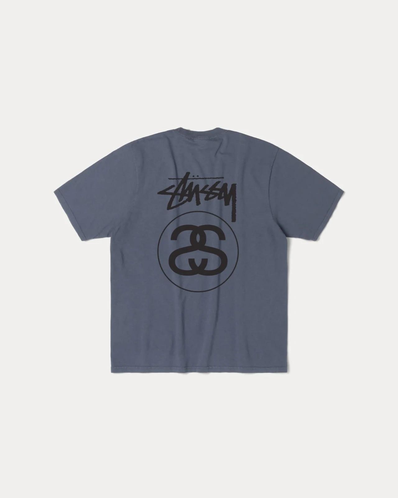Stussy Stock Link Tee Pigment Dyed Navy XL