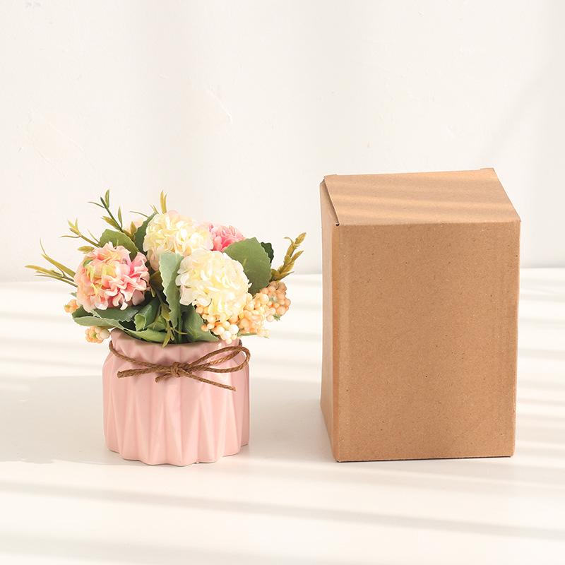 Fake Bonsai Artificial Flower Plant Potted Green Planting Wedding Home Decoration Small Ornaments De