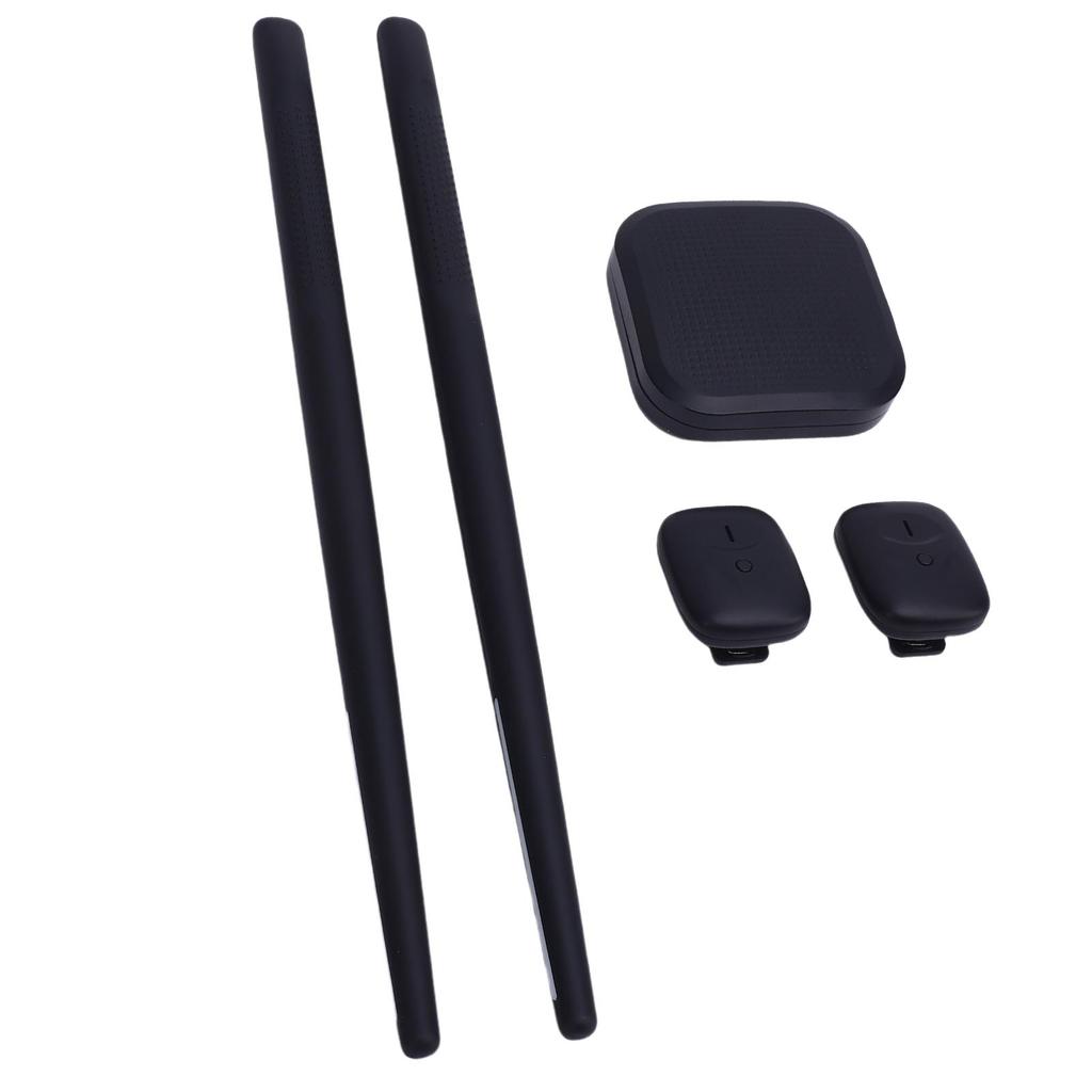 Air Drum Sticks Kit Multifunctional 3D Motion Sensor 8 Sounds RGB Portable Electronic Drum Set with Foot Pedal