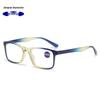 Women's Square Anti-Blue Light Glasses: Stylish, High-Definition, Progressive Color Reading Lenses