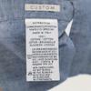 NEW ENGLAND Made In Italy Long Sleeve Nep Cotton Shirt 38/15 Blue Men's Used