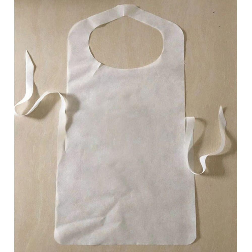 10Pcs Non Woven Disposable Aprons Anti-fouling Kitchen Cooking Apron  Restaurant Home Supplies