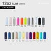Slim 355ml Stainless Steel Bottle Carbonated Drink Cold Vacuum Gift REVOMAX Official12oz (Without Cap) - Compatible, 18-Hour Hot/36-Hour Retention,