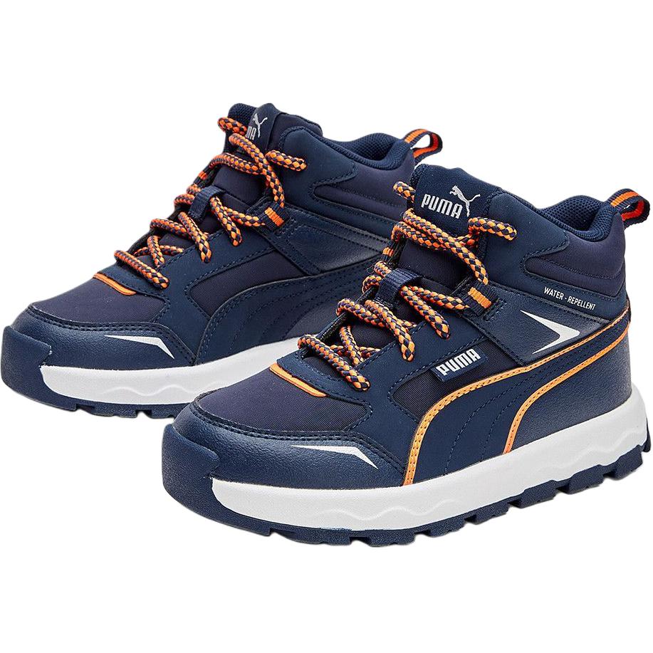 Puma Evolve Trail Ps Versatile Comfortable Durable Warm Mid-Top Kids Running Shoes Kids Running Shoes Blue 397645-02