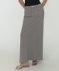 Teuwi Koren Folding Elastic Long Skirt