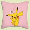 Anime P-Pokemon Pillow Covers Cartoon Sofa Decorative Home Double-Sided Printing Short Plush Cute Cushion Cover