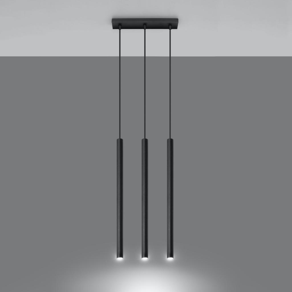 Lampa Wisząca Mossa 3 G9 Czarny Lumilo 04.139.70