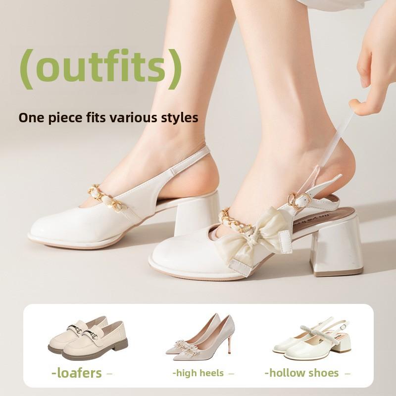 5 par damskich letnich cienkich bawełnianych podeszwą antypoślizgowych z półpalcem na pięcie skarpetki niewidoczne z jedwabiu lodowego