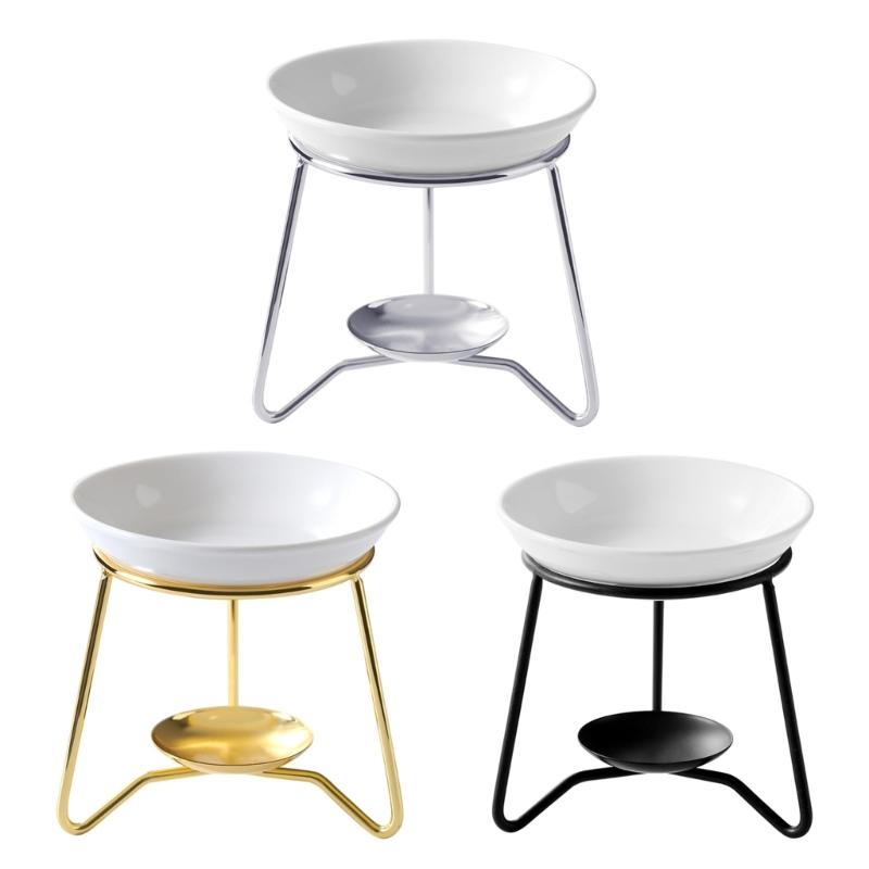 Decorative Ceramics Essential Oil Burners Aromatherapies Scent Diffuser Tealight Candle Holder Rack for Meditations Room