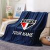 Custom Name SPFC Flannel Blanket, High quality Comfortable for All Seasons, Home Decor, Warmth and Comfort
