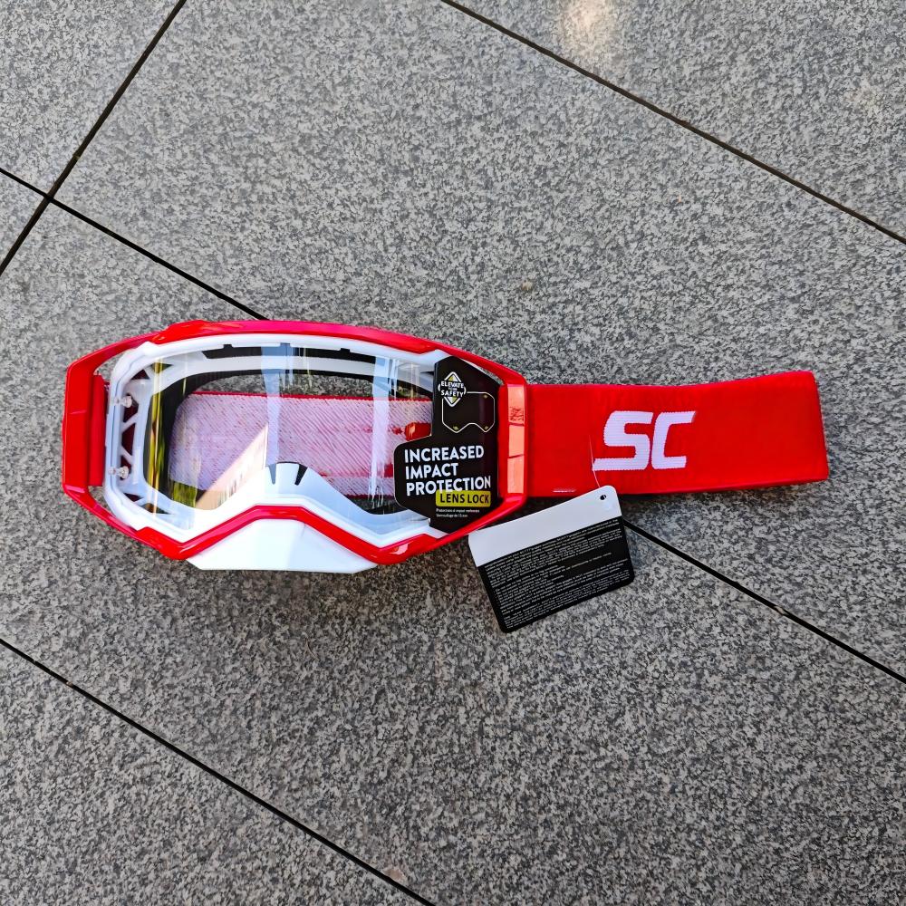 High-grade Banded Motocross Motorcycle Cross Goggles Windproof Dustproof Visor Replaceable Lenses Helmet Eyewear Riding Glasses