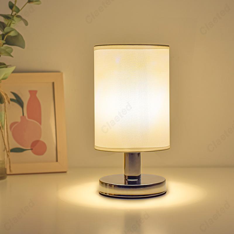 Creative and Minimalist LED Fabric USB Night Light Dormitory Study Bedroom Bedside Decoration Atmosphere Lighting Fixtures