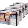 Large Capacity Transparent Waterproof Storage Bag for Clothes and Quilts