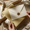 10pcs Vintage Color Envelopes Letter Writing Stamp Wax Seal Stickers Postcards Wedding Gift Wrap Envelopes Korean Stationery