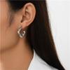 Irregular geometric stud earrings, stylish and simple geometric earrings, design sense, niche women's jewelry batch