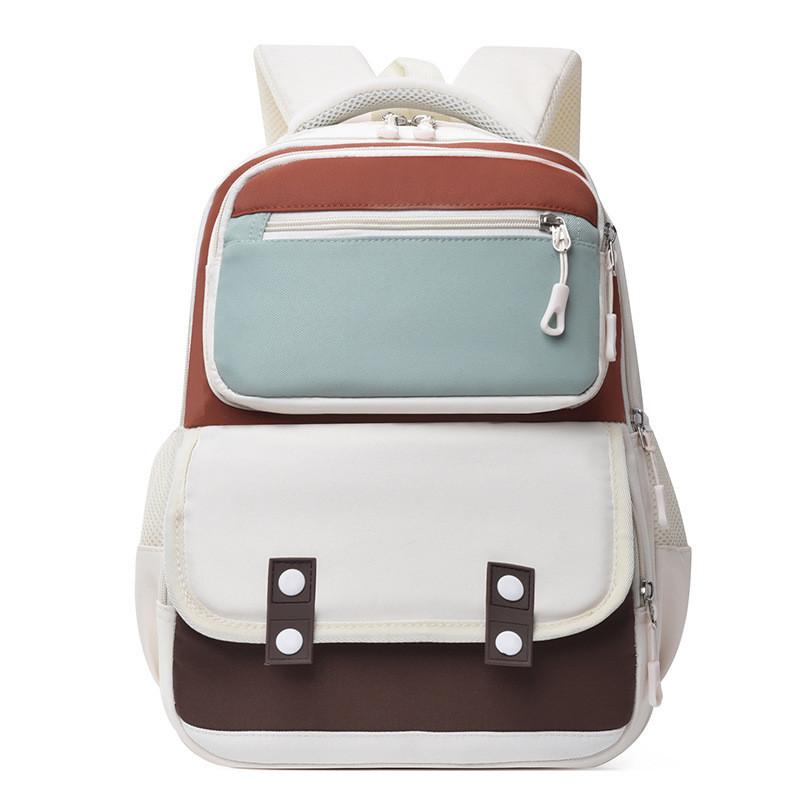 Adorable Unisex Colorful Nylon Cartoon Backpack Ideal For Kindergarten And School