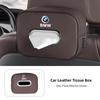 Car Tissue Box Holder Leather Car Armrest Napkin Case Sun Visor Backseat Bag For BMW F30 F10 X1 X2 X3 X4 E28 E90 F20 GT i4 M3 M5 NH8