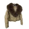 Women's Winter Down Jacket with Real Fox Fur Collar - Petite to Extra Large