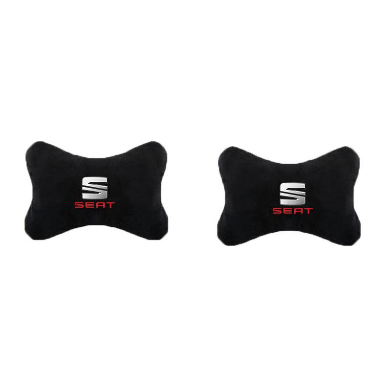 Car Headrest Rest Neck Pillow Cushion Seat Belt Shoulder Pad for Seat Leon Cupra Ateca Ibiza Arona Tarraco Alhambra Accessories