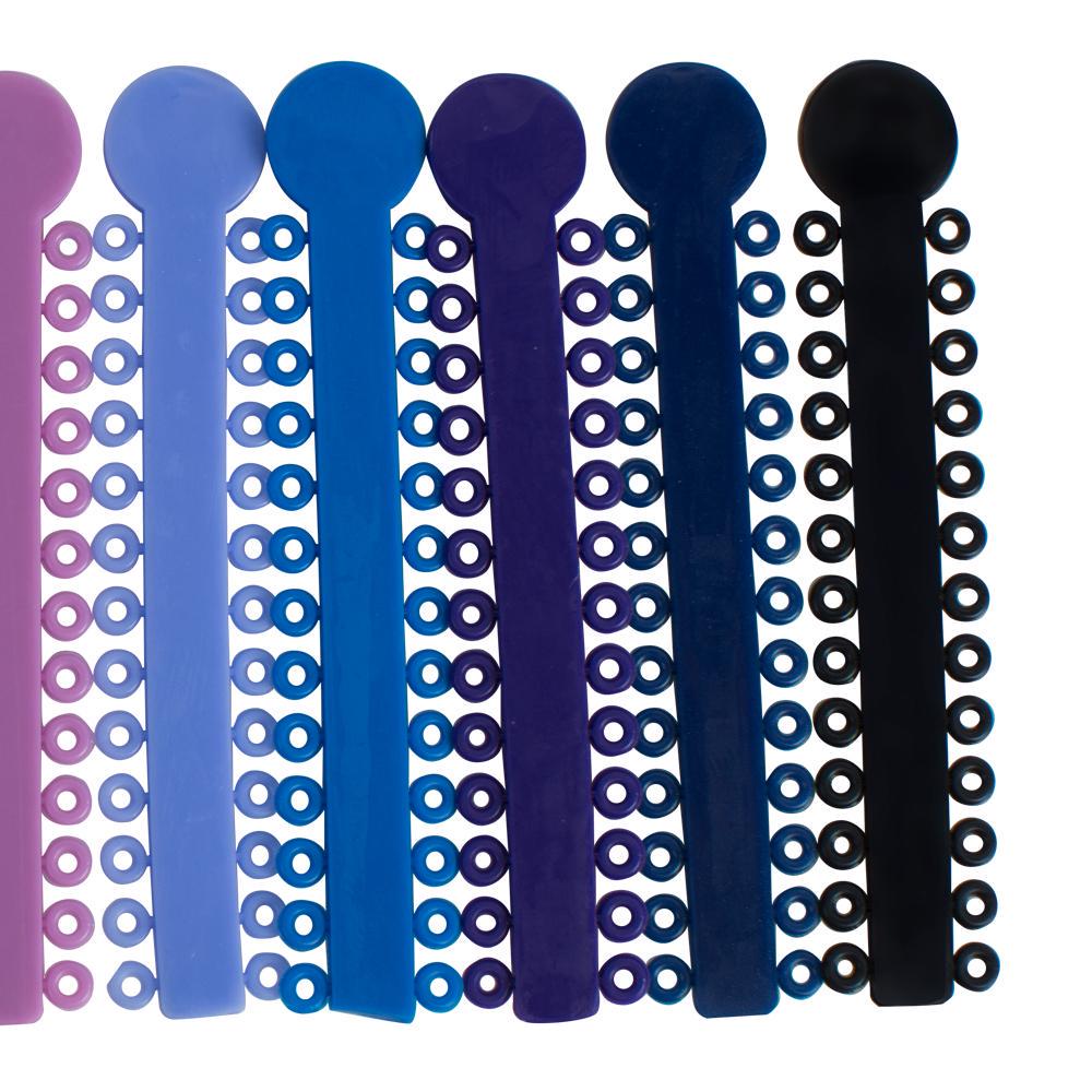 Attaches de Ligature orthodontique dentaire, 40 bâtons, bretelles élastiques en caoutchouc
