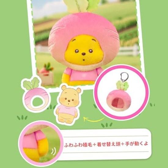 TOP TOY Disney Pooh Small Orchard Plush Pendant Series1 PieceGachapon Blind Box Figure Plastic Model Premium Sofubi Birthday Present Winnie Character