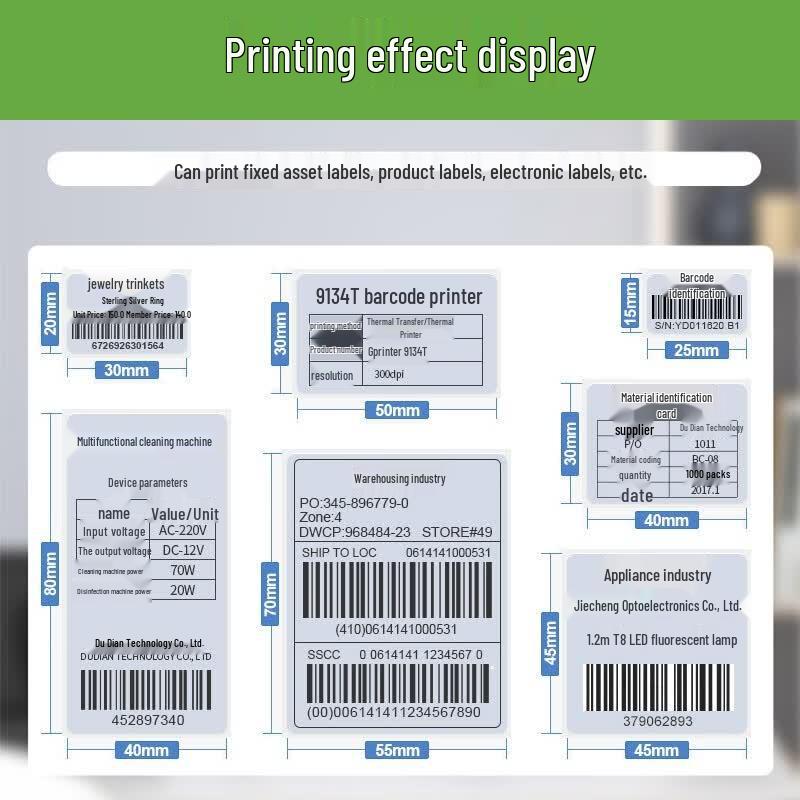 Ezscan PET Matte Silver Asset Labels