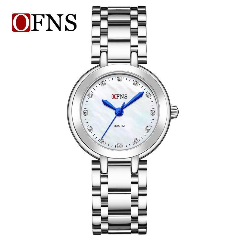 Women's Elegant Watches Fashion Light Luxury Original Wristwatch Stainless Steel Waterproof Quartz Ladies Watches