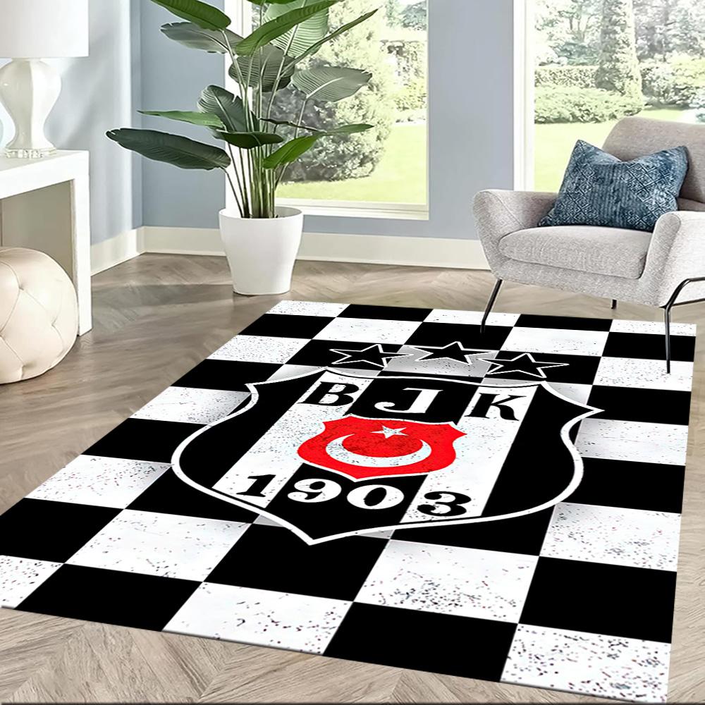 Bjk Fans Square rugs are a great choice for living rooms, bedrooms, home décor, and as gifts.