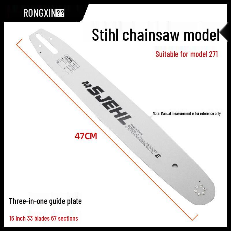 Stihl Chainsaw Guide Bar 3-in-1: Compatible with Models 381, 382, 461, 462, 250, 251, 170, 180.