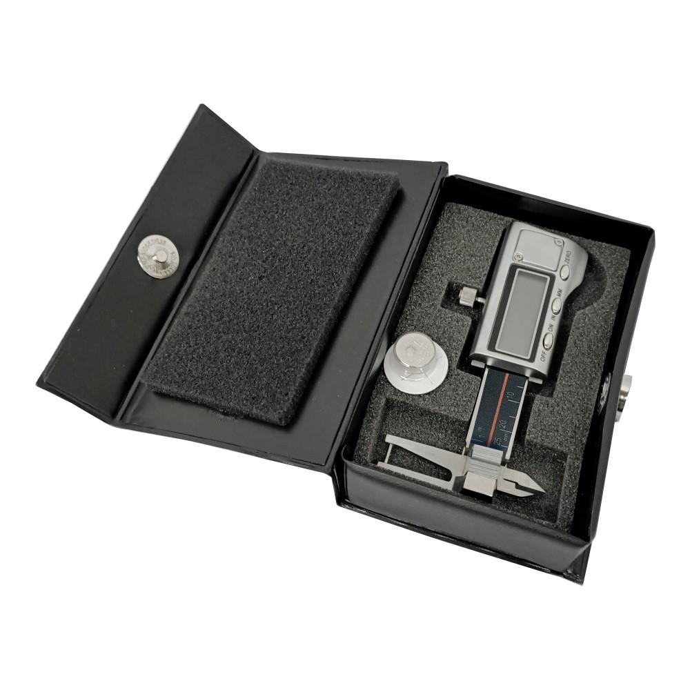 Digitale Edelstein-Messschieber mit Schmucknadel-Aufsatz Messwerkzeuge Hohe Qualität Mini-Taschen-Diamant-Messschieber 0-25mm 0,01mm LYSUZ