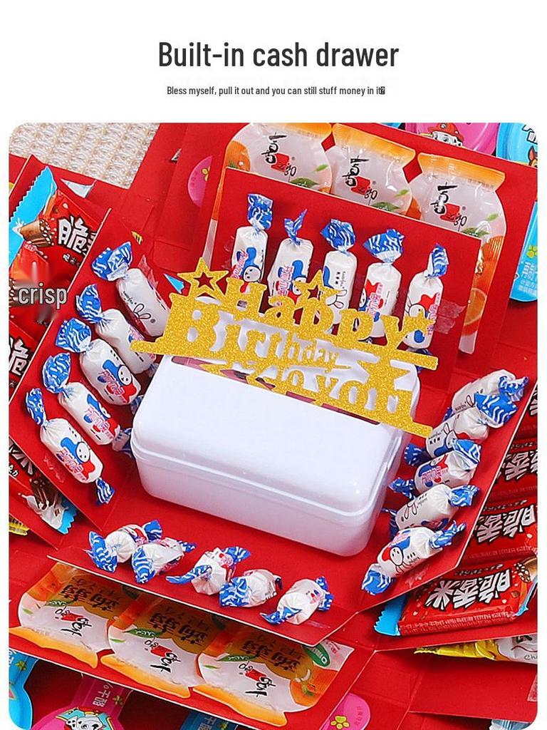 Celebrity Style Surprise Explosion Birthday Gift Box for Kids