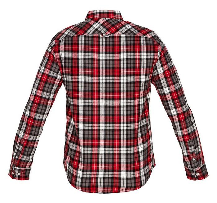 Flannel Shirt Checked Red, Black And White Size M - T N81-540-M