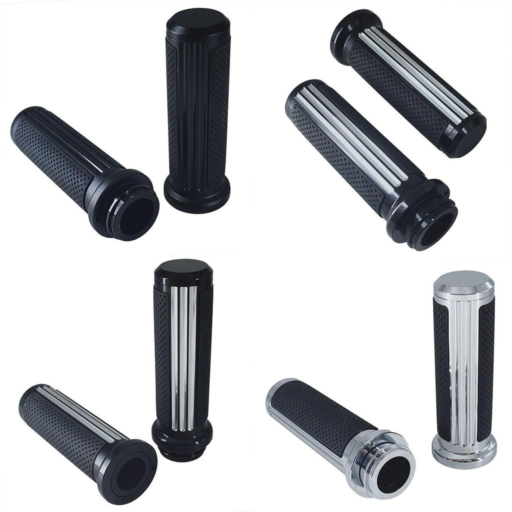 Universal 25MM Handlebar Grips for Harley XL883 Softail, Dyna, and Touring Motorcycles
