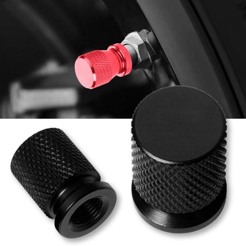 Dustproof Waterproof High Visibility Motorcycle Wheel Tire Valves Caps, Enhancing Safety Styles with Simple Installation