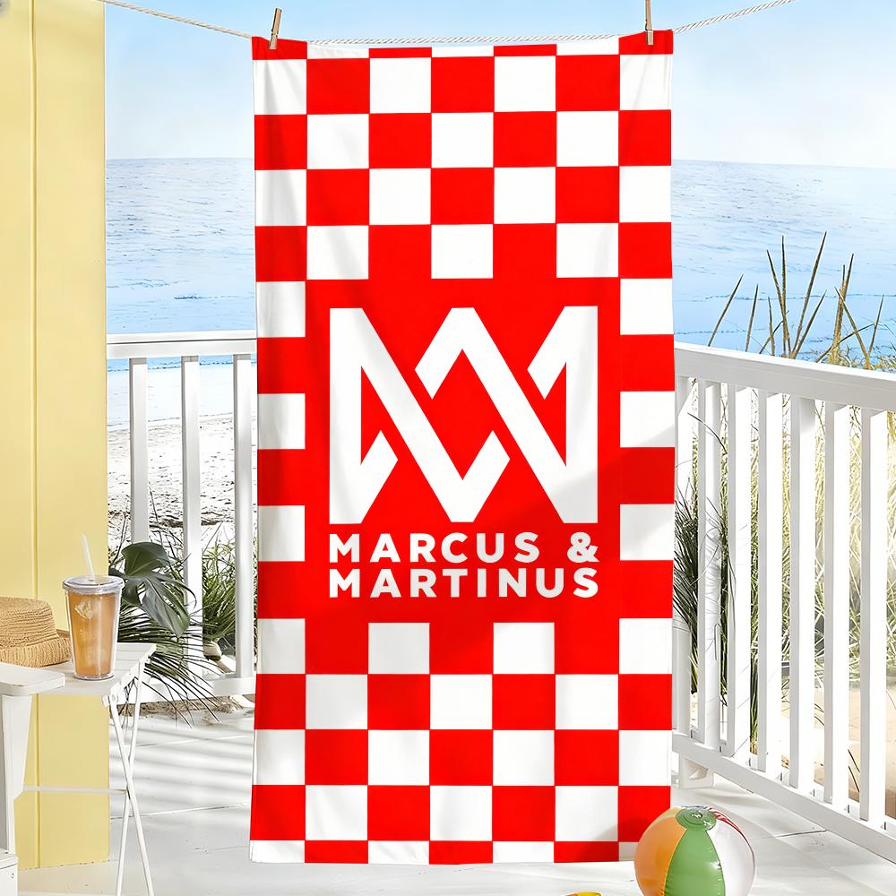 

M-Marcus and Martinus The Room Towel Soft Pool Gift For Travel Gym Shower Camping Quick Dry Sports Large Beach Towels W30*H60(CM)