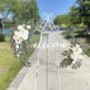 2pcs Wedding Decorative Artificial Flowers, Wedding Arch Flowers, Wedding Welcome Signs and Background Decorative Fake Flowers